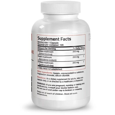 Mushroom Complex, 600 mg, 120 capsule, Bronson Laboratories 608463