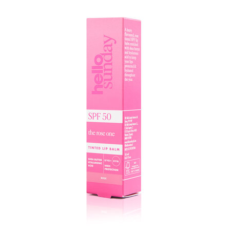 Balsam de buze cu unt de shea si acid hialuronic SPF50 The Rose One, 15 ml, Hello Sunday 608514
