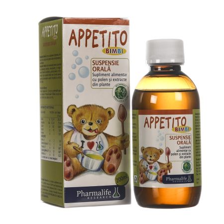 Appetito Bimbi suspensie orala, 200 ml, Pharmalife