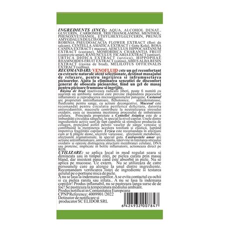 Venofluid gel, 175 ml, Elidor 608588