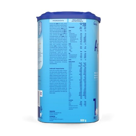 Lapte praf 0-6 luni Nutri-Biotik 1, 800 g, Aptamil 708424
