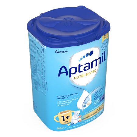 Lapte praf Aptamil Junior 1+ Nutri-Biotik, 800 g, Aptamil 708434
