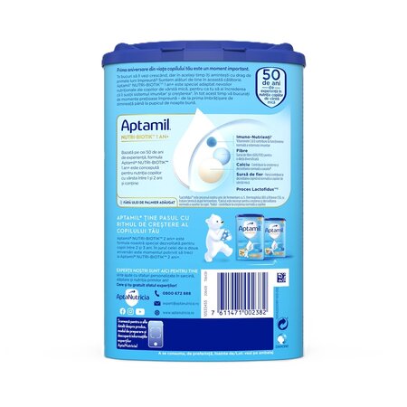Lapte praf Aptamil Junior 1+ Nutri-Biotik, 800 g, Aptamil 708436