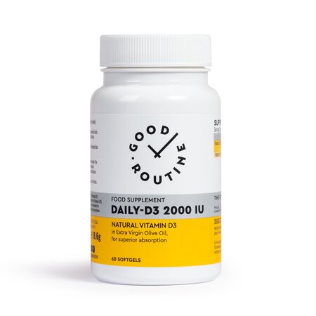 Daily D3 Good Routine, 2000 UI, 60 capsule moi, Secom 711380