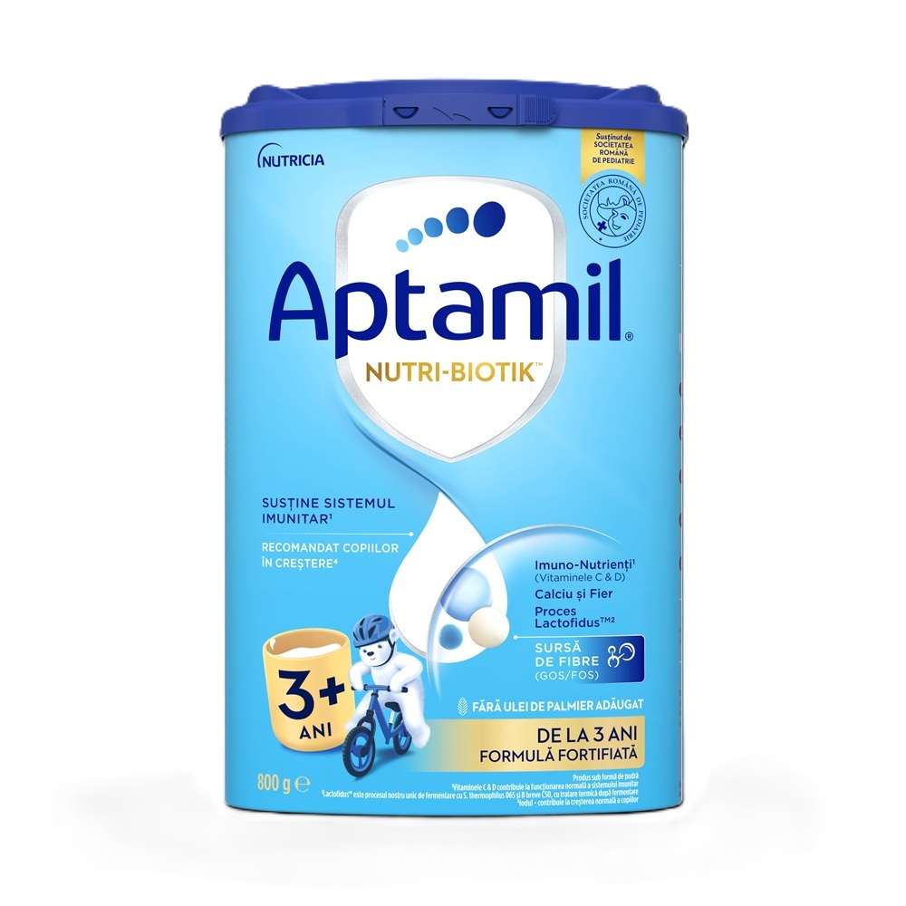 Lapte praf Junior 3+ Nutri-Biotik, 800 g, Aptamil