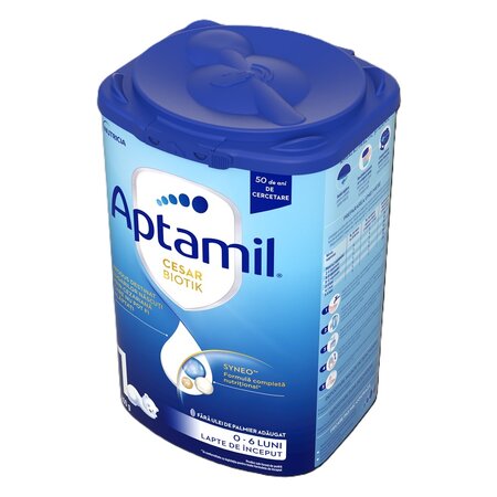 Lapte praf Cesar Biotik 1, 0-6 luni, 800 g, Aptamil 708705