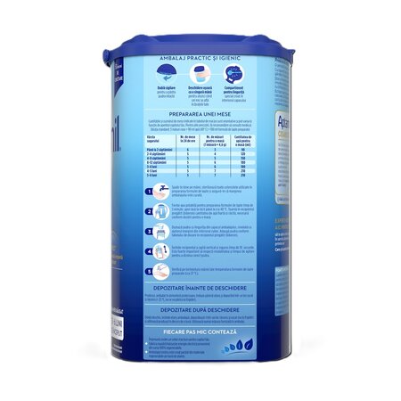 Lapte praf Cesar Biotik 1, 0-6 luni, 800 g, Aptamil 708707