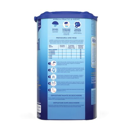 Lapte praf Cesar Biotik 1, 0-6 luni, 800 g, Aptamil 754587