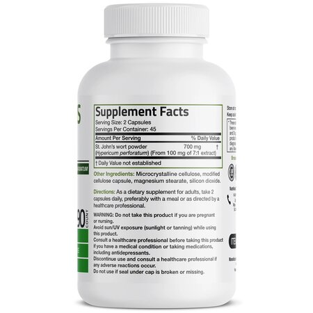 Extract de Sunatoare, 700 mg, 90 capsule, Bronson 608633