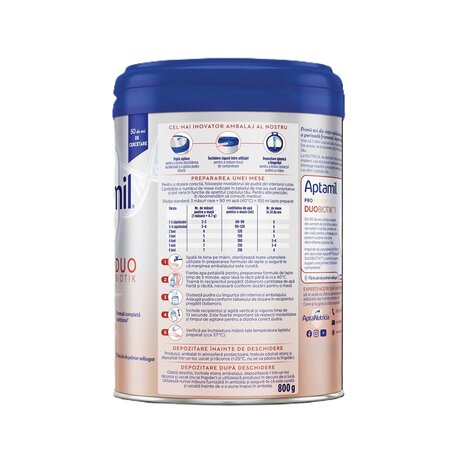 Lapte praf ProFutura 1 DuoBiotik, 0 - 6 luni, 800 g, Aptamil 754699