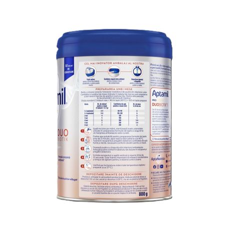 Lapte praf ProFutura 1 DuoBiotik, 0 - 6 luni, 800 g, Aptamil 708730