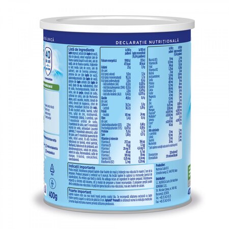 Lapte praf pentru prematuri +0 luni Prematil, 400 g, Aptamil 608653