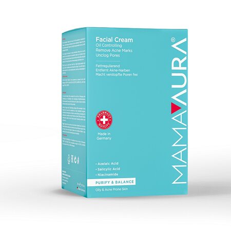 Crema post-acneica Purify & Balance, 50 ml, Mamaaura 608696