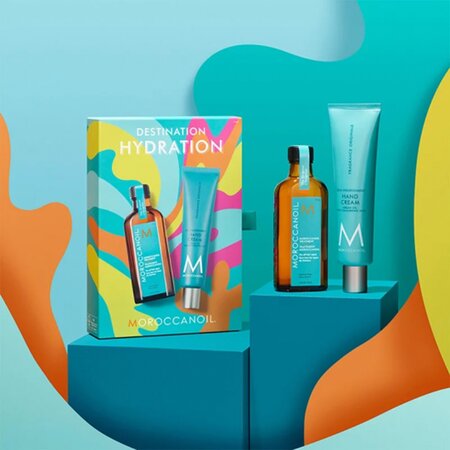Set Ulei tratament pentru toate tipurile de par 100 ml+Crema de maini Fragrance Original 100 ml Summer Duo, Moroccanoil 608708