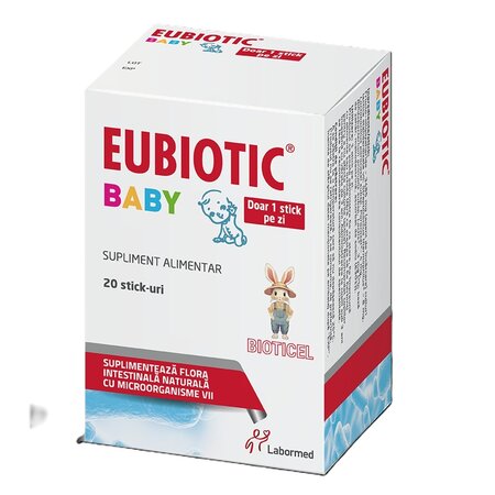 Eubiotic Baby, 20 stickuri, Labormed