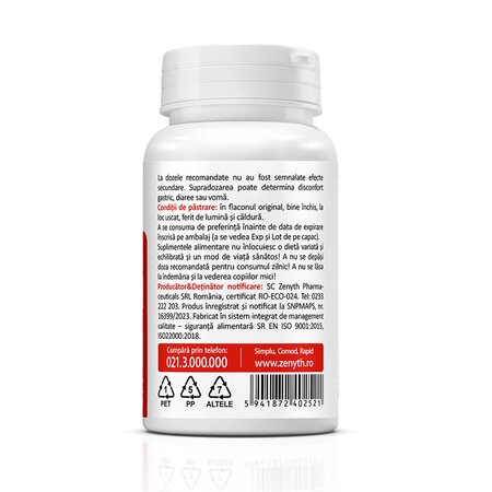 Ashwaghanda KSM-66 Forte, 500 mg, 60 capsule, Zenyth 619073
