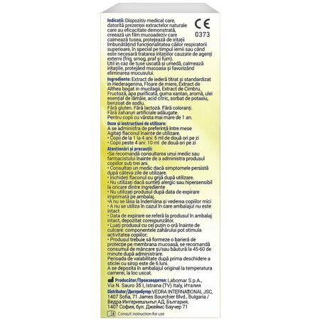 Sirop de tuse pentru copii Freetuss, 100 ml, Vedra 716520
