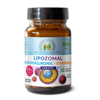 Lipozomal Acid Hyaluronic + Vitamina C, 30 capsule vegetale, Hypernatura
