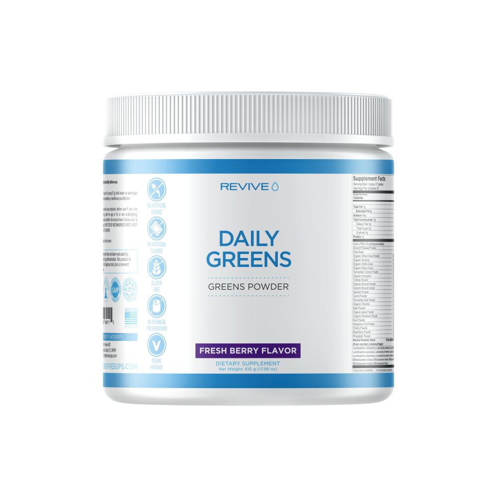 Daily greens powder Fresh Berry, 297 g, Revive