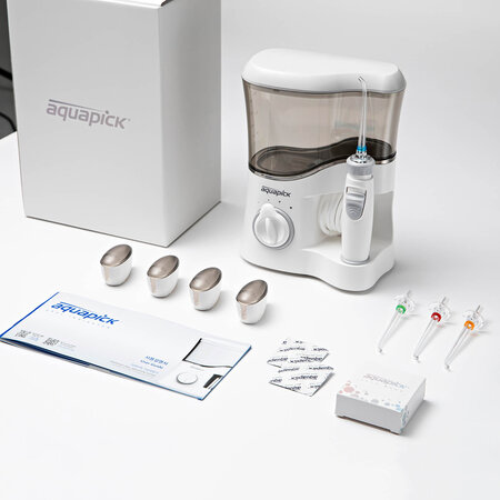 Irigator bucal profesional AQ-350 Gri, Aquapick 608897