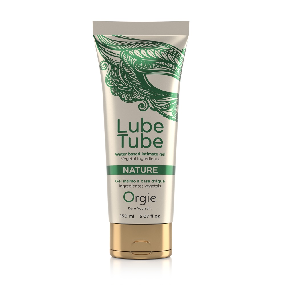 Gel intim pe baza de apa cu ingrediente naturale Nature Lube Tube, 150 ml, Orgie