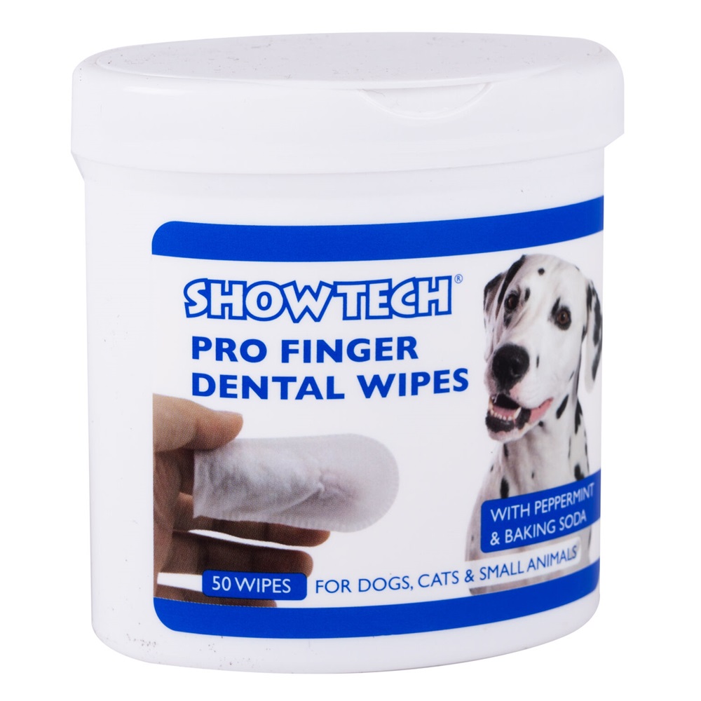 Servetele pentru igiena orala canina Pro Finger, 50 bucati, Show Tech+