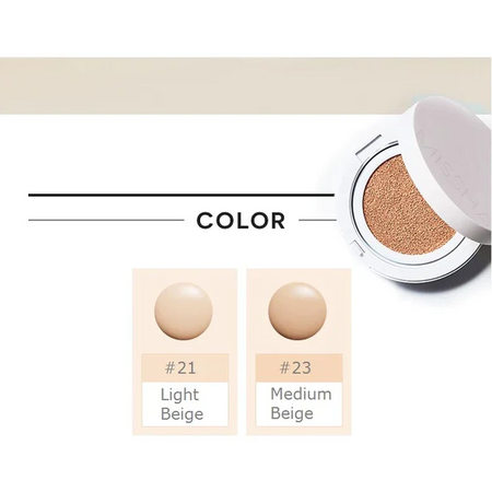 Fond de ten compact M Magic Cushion Moist Up, Nr 21, SPF 50+, 15 ml, Missha 609124