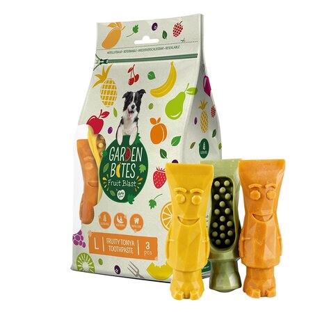 Recompensa prietenii fructelor pasta de dinti L 13.5 cm, 3 bucati, Garden Bites 609139