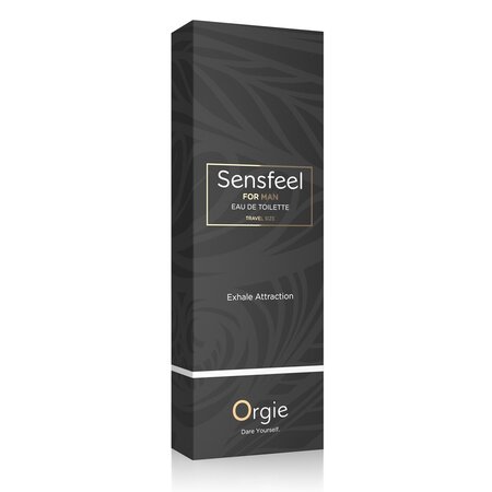 Apa de toaleta cu feromoni pentru barbati Sensfeel, 10 ml, Orgie 609208