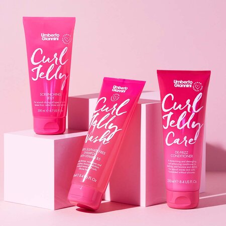 Sampon pentru definirea buclelor, cu vitamina B5 Curl Jelly Wash, 250 ml, Umberto Giannini 609221