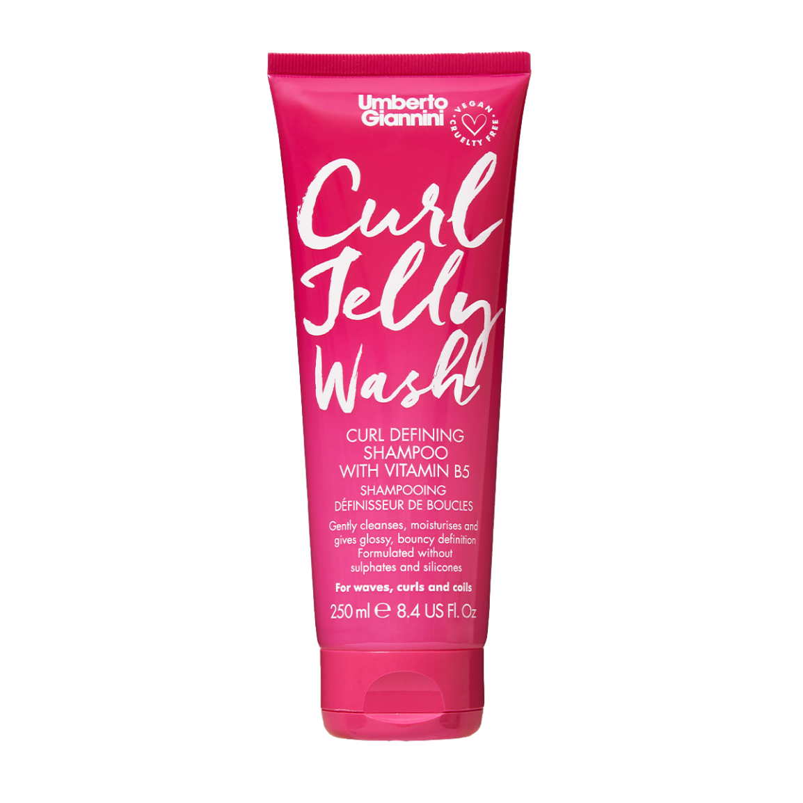 Sampon pentru definirea buclelor, cu vitamina B5 Curl Jelly Wash, 250 ml, Umberto Giannini