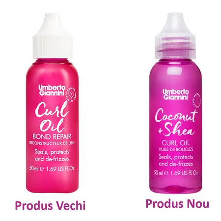 Ulei anti-frizz pentru repararea parului cret Bond Repair Curl Oil, 50 ml, Umberto Giannini 666469
