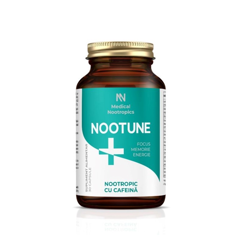 Nootune cu cafeina, 30 capsule, Medical Nootropics