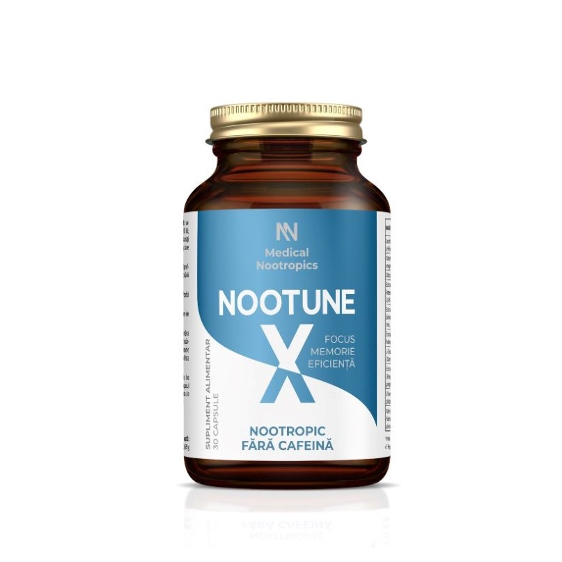 Nootune fara cafeina, 30 capsule, Medical Nootropics