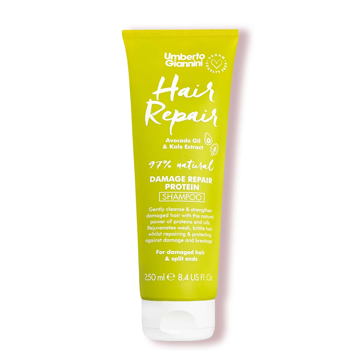 Sampon reparator cu ulei de avocado si extract de kale, Hair Repair, 250 ml, Umberto Giannini