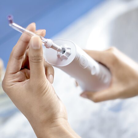 Irigator bucal portabil alb, 1 bucata, Philips Sonicare 609322