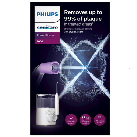 Dus bucal Power Flosser 7000, HX3911/40, 1 bucata, Philips Sonicare 625781