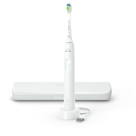 Periuta de dinti electrica 4100 Alb+toc, 1 bucata, Philips Sonicare 609350