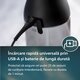Irigator bucal portabil negru HX3826/33, 1 bucata, Philips Sonicare 732487