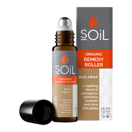 Roll-on cu uleiuri esentiale Bug Away, 10 ml, SOiL 694582