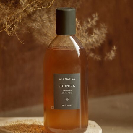 Sampon cu proteine din quinoa, 400 ml, Aromatica 609410