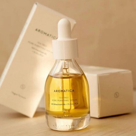 Ser pentru pori cu arbore de ceai, 30 ml, Aromatica 609439