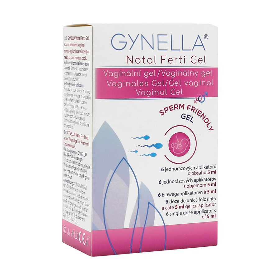 Gel lubrifiant Gynella Natal Ferti, 6 x 5 ml, Heaton