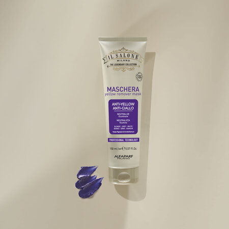 Masca pentru parul alb, grizonat si blond Il Salone Yellow Remover, 150 ml, Alfaparf 609598