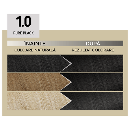 Vopsea de par permanenta 1.0 Pure Black Il Salone Plex Rebuilder, Alfaparf 609619