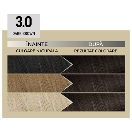 Vopsea de par permanenta 3.0 Dark Brown Il Salone Plex Rebuilder, Alfaparf 609627