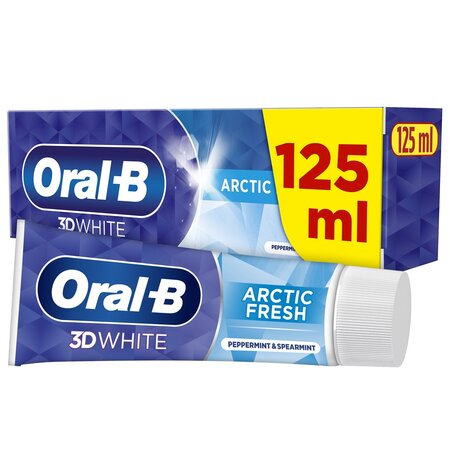 Pasta de dinti Pro 3D White Arctic Fresh, 125 ml, Oral-B 609640