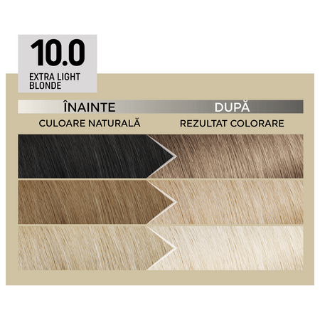 Vopsea de par permanenta 10.0 Extra Light Blonde, Il Salone Plex Rebuilder Alfaparf 609721