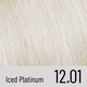 Vopsea de par permanenta 12.01 Iced Platinum Il Salone Plex Rebuilder, Alfaparf 609742