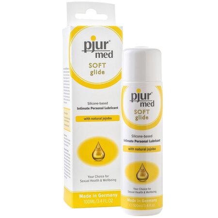 Lubrifiant pe baza de silicon Med Soft Glide, 100 ml, Pjur 609865